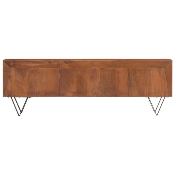 TV-Schrank 140x30x46 cm Massivholz Mango