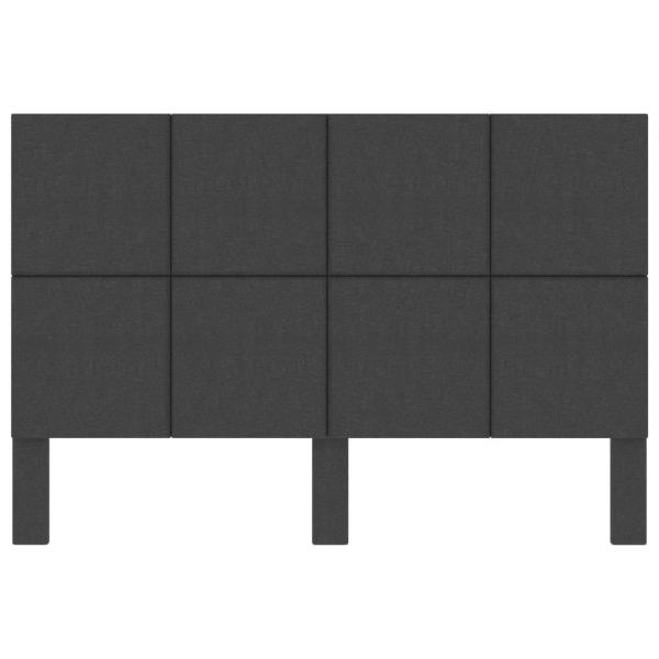 Kopfteil Dunkelgrau Stoff 180×200 cm 