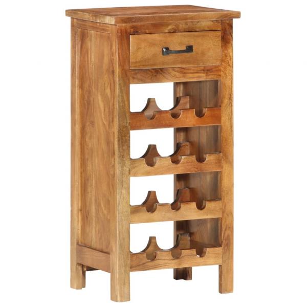Weinschrank 40 x 30 x 80 cm Massivholz Akazie