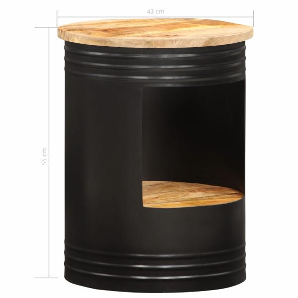 Couchtisch 43x55 cm Massivholz Mango