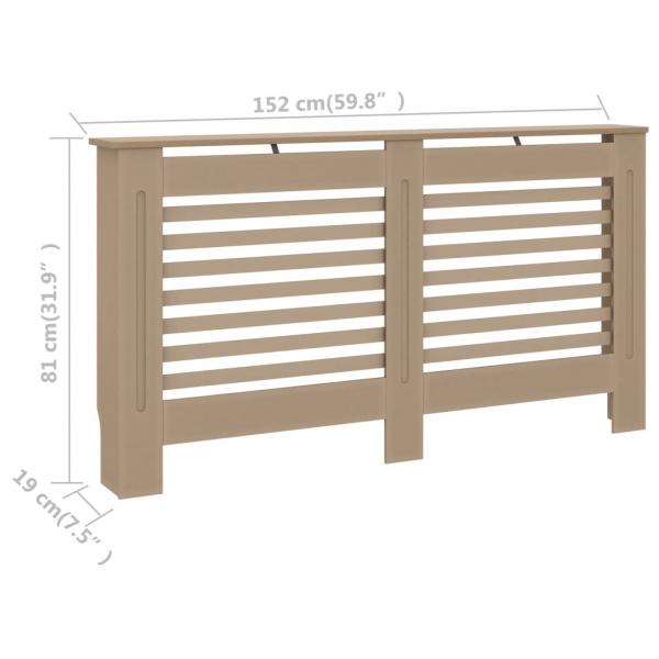 Heizkörperverkleidung 152x19x81,5 cm MDF