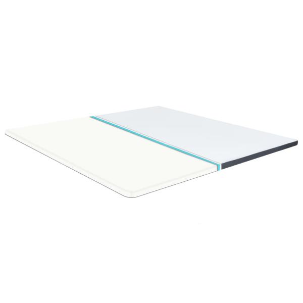 Boxspringbett-Matratzenauflage 200 x 200 x 5 cm Mittelweich