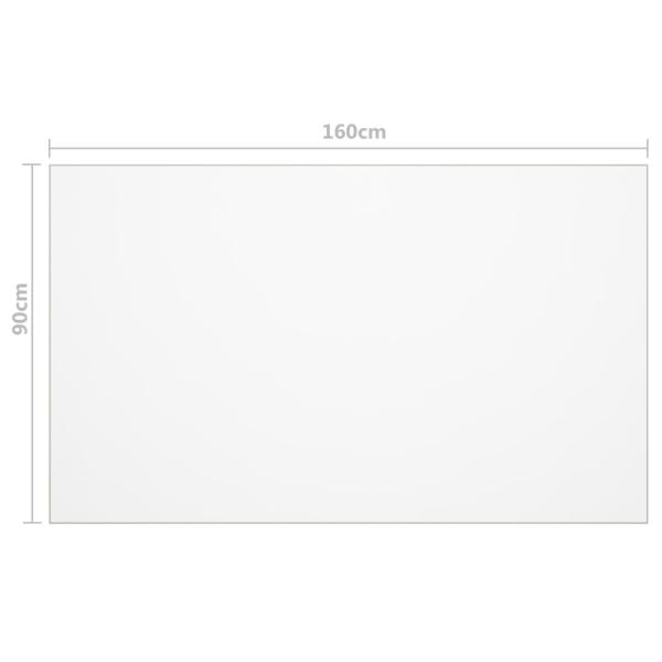 Tischfolie Transparent 160x90 cm 2 mm PVC