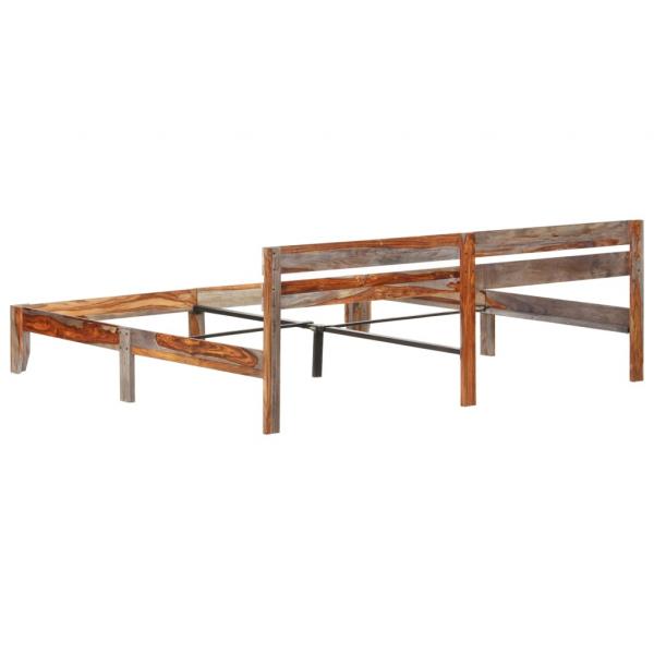Massivholzbett Palisander 200x200 cm 