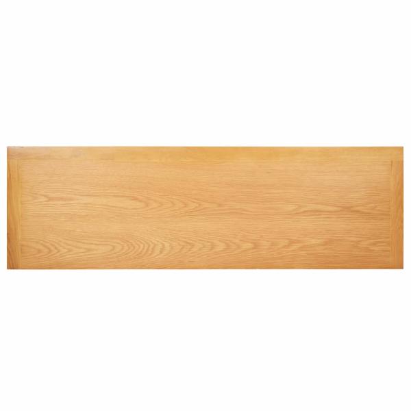 TV-Schrank 120x35x48 cm Massivholz Eiche