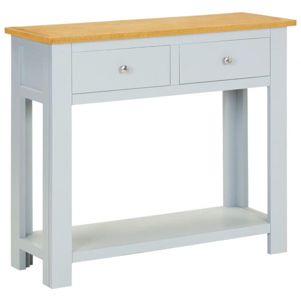 ARDEBO.de - Konsolentisch 83x30x73 cm Massivholz Eiche