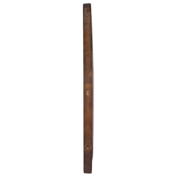 Wandspiegel 60 cm Teak Rund