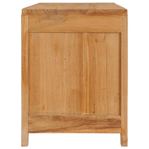 TV-Schrank 120x30x40 cm Massivholz Teak