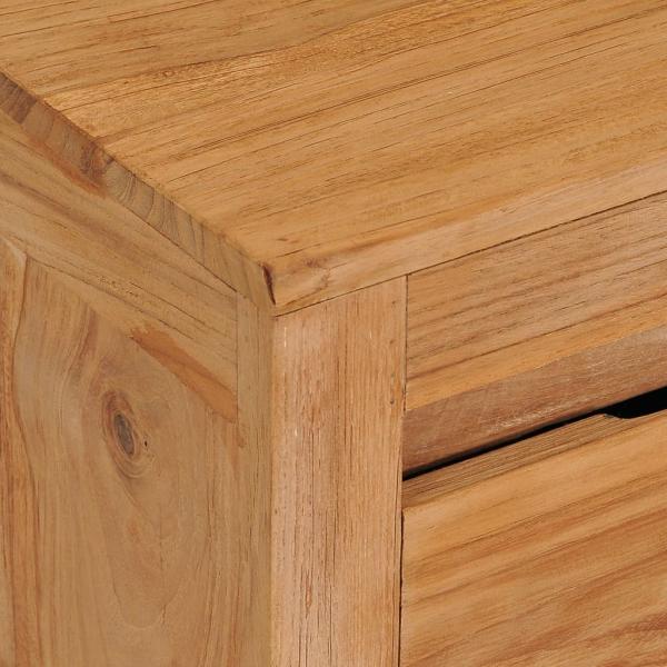 TV-Schrank 135x30x35 cm Massivholz Teak