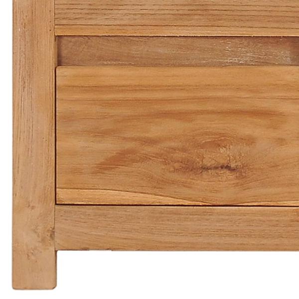 TV-Schrank 135x30x35 cm Massivholz Teak