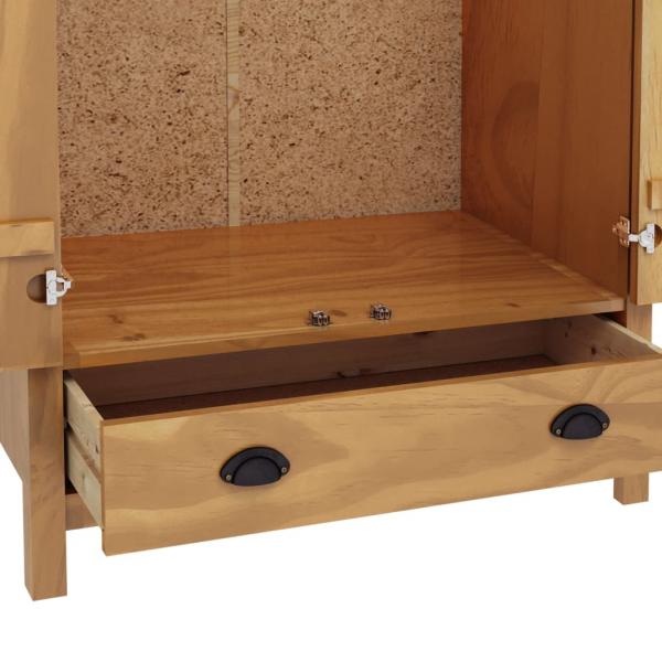 Kleiderschrank mit 2 Türen Hill 89x50x170 cm Massivholz Kiefer