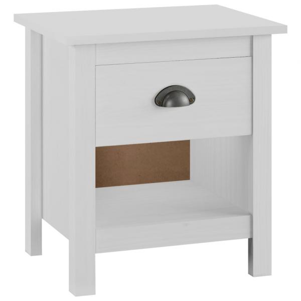 Nachttische 2 Stk. Hill 46x35x49,5 cm Massivholz Kiefer