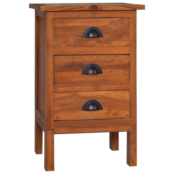 ARDEBO.de - Nachttisch 40x35x60 cm Massivholz Teak