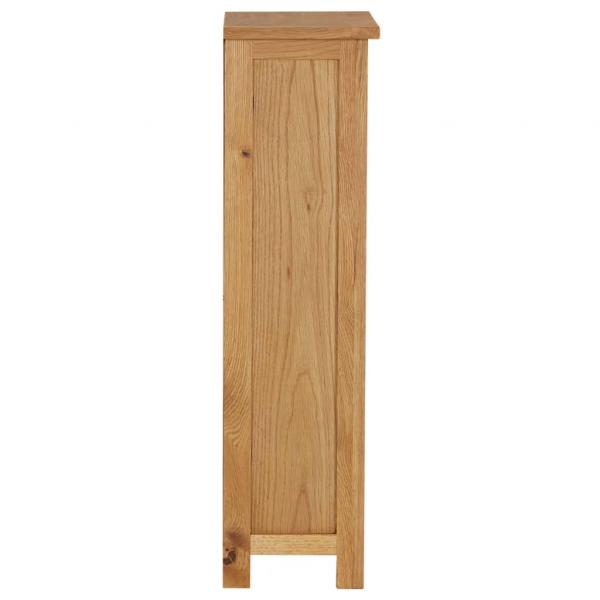 Bücherregal 45x22,5x82 cm Eiche Massivholz