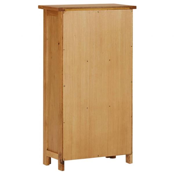 Bücherregal 45x22,5x82 cm Eiche Massivholz