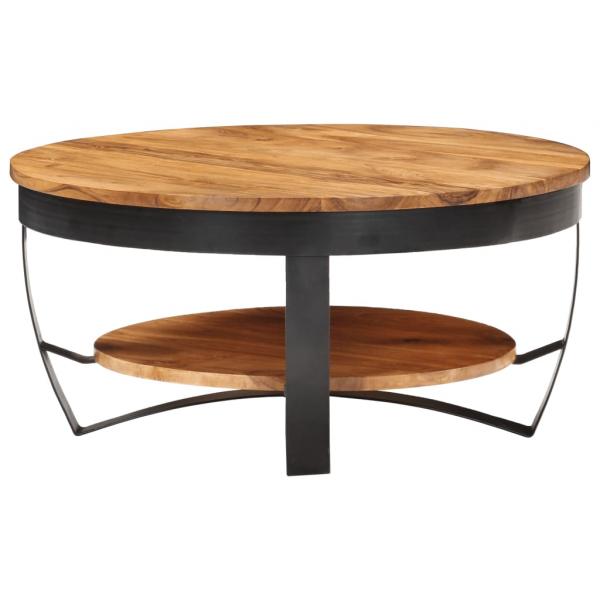 Couchtisch 65x65x32 cm Massivholz Akazie