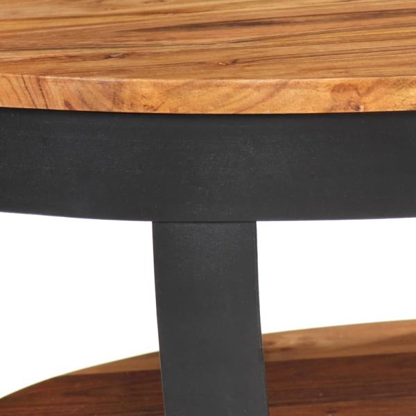 Couchtisch 65x65x32 cm Massivholz Akazie