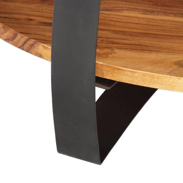 Couchtisch 65x65x32 cm Massivholz Akazie