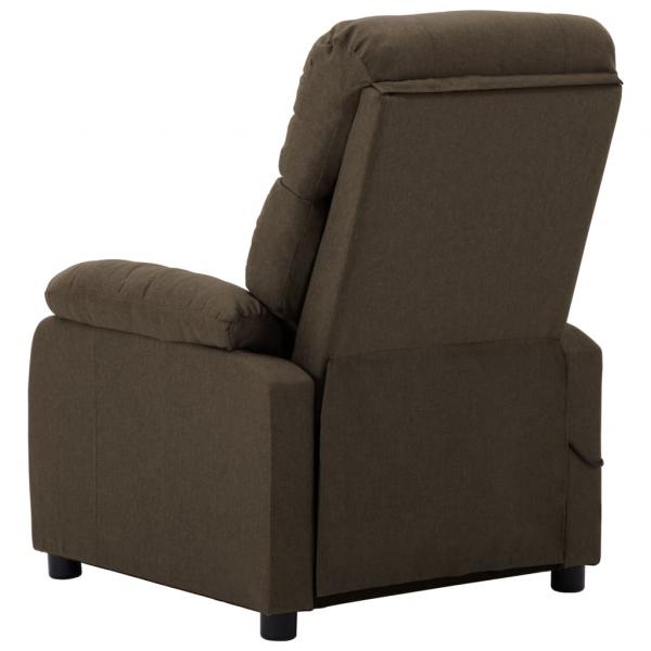 Massagesessel Braun Stoff