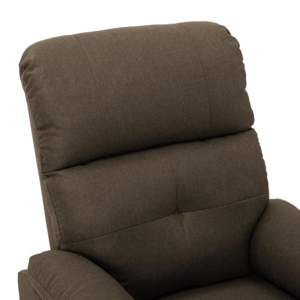 Massagesessel Braun Stoff