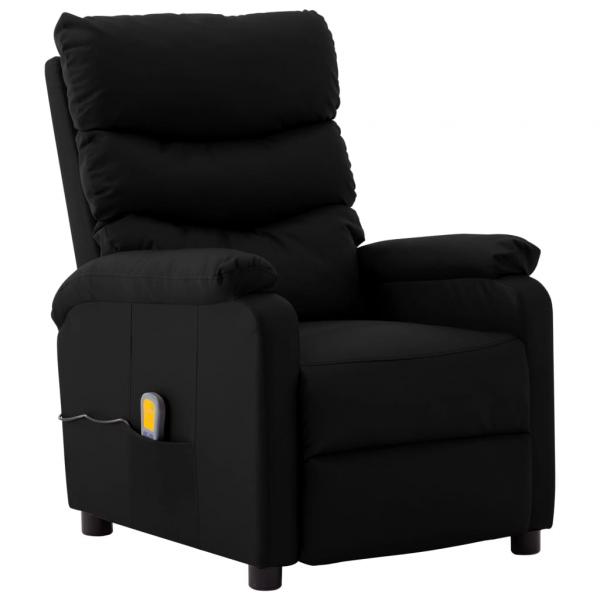 Massagesessel Schwarz Kunstleder