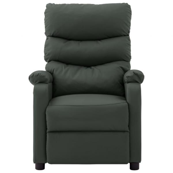 Massagesessel Grau Kunstleder