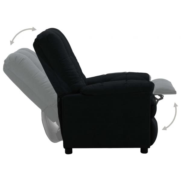 Relaxsessel Schwarz Stoff