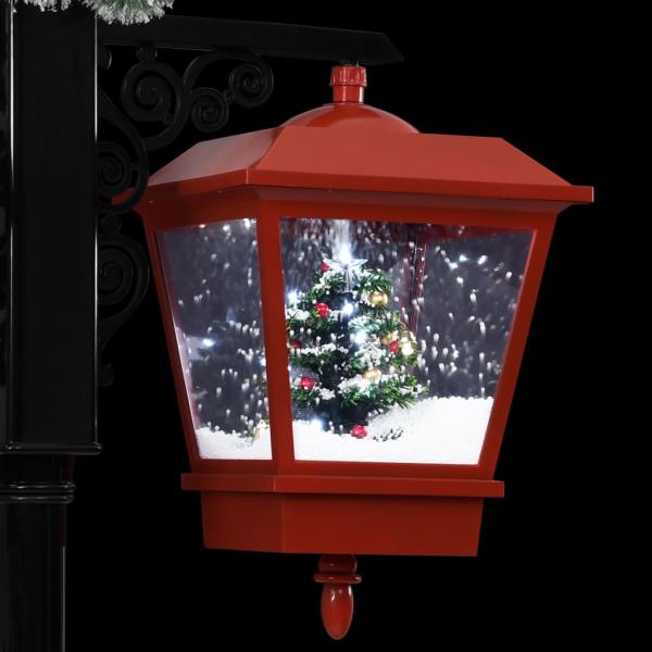 Weihnachts-Straßenlampe mit Weihnachtsmann 81 x 40 x 188 cm PVC
