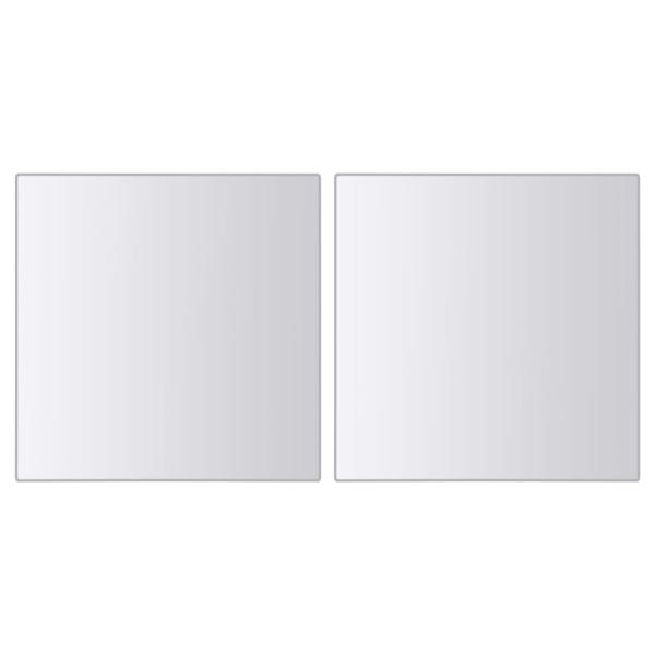 48-tlg. Spiegelfliesen-Set Quadratisch Glas
