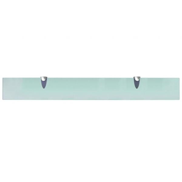 Schweberegale 2 Stk. Glas 80x10 cm 8 mm