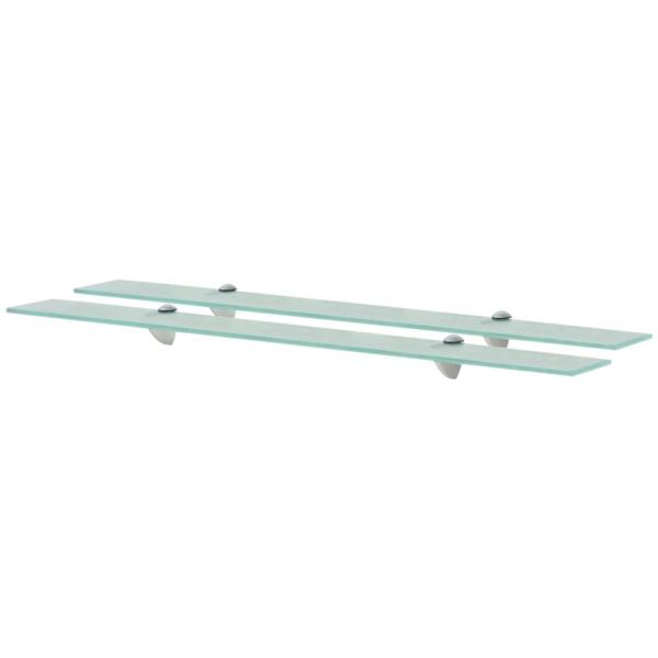 ARDEBO.de - Schweberegale 2 Stk. Glas 90x10 cm 8 mm