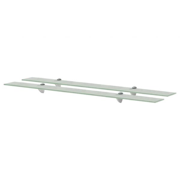 ARDEBO.de - Schweberegale 2 Stk. Glas 100x20 cm 8 mm