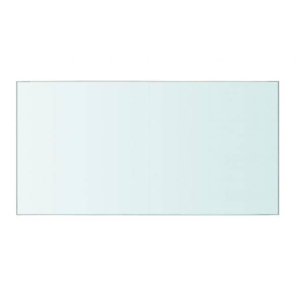 Regalböden 2 Stk. Glas Transparent 40x20 cm