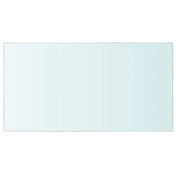 Regalböden 2 Stk. Glas Transparent 40x25 cm