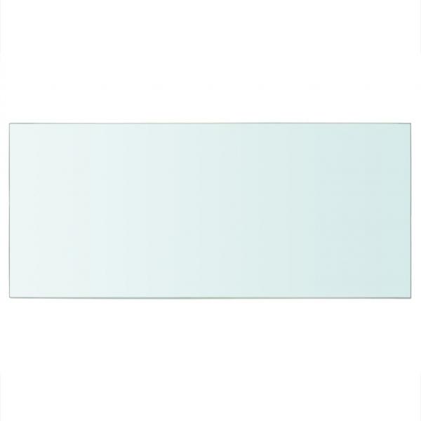 Regalböden 2 Stk. Glas Transparent 50x25 cm