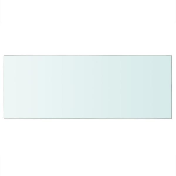 Regalböden 2 Stk. Glas Transparent 60x25 cm