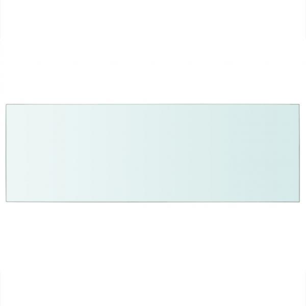 Regalböden 2 Stk. Glas Transparent 70x25 cm