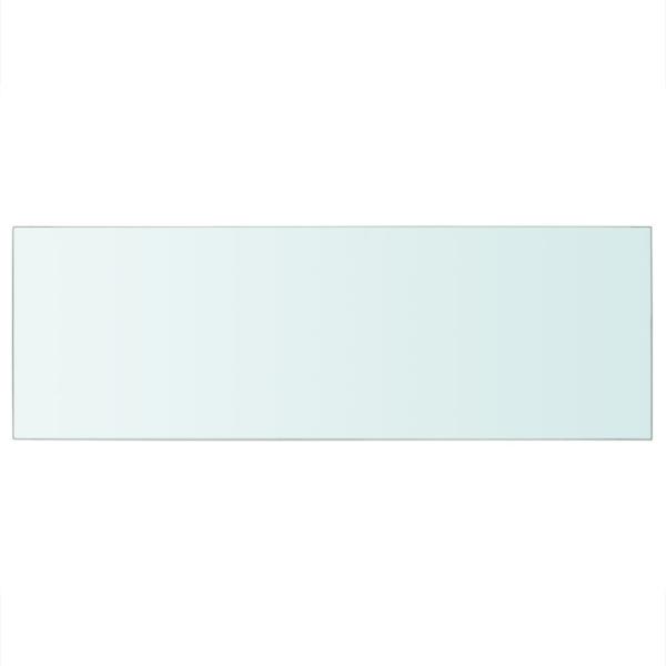 Regalböden 2 Stk. Glas Transparent 70x25 cm