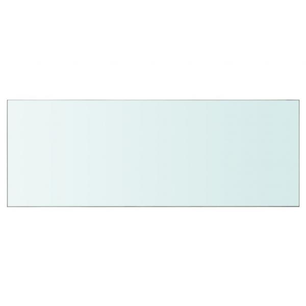Regalböden 2 Stk. Glas Transparent 80x30 cm