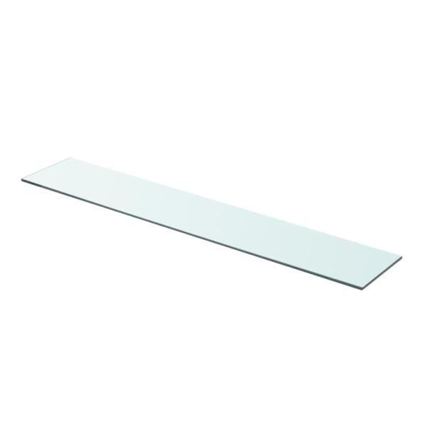 Regalböden 2 Stk. Glas Transparent 90x15 cm