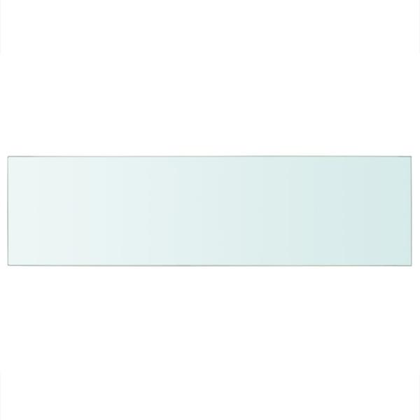 Regalböden 2 Stk. Glas Transparent 90x25 cm