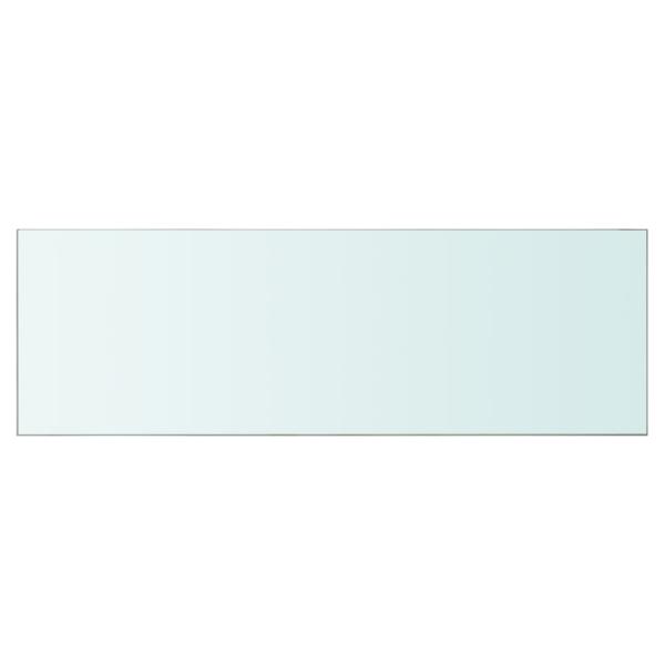 Regalböden 2 Stk. Glas Transparent 90x30 cm