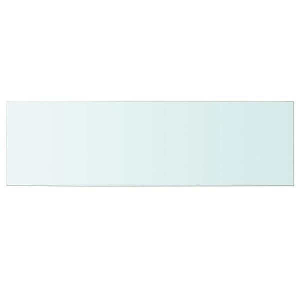 Regalböden 2 Stk. Glas Transparent 100x30 cm