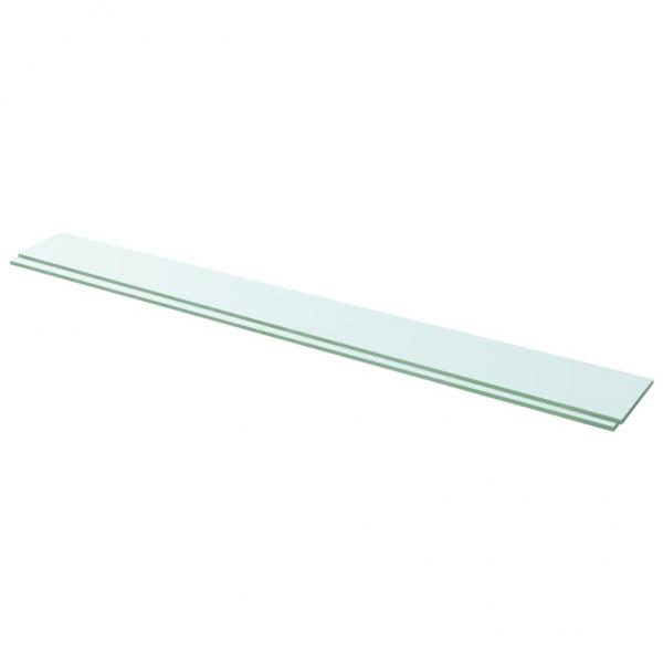 ARDEBO.de - Regalböden 2 Stk. Glas Transparent 110x12 cm