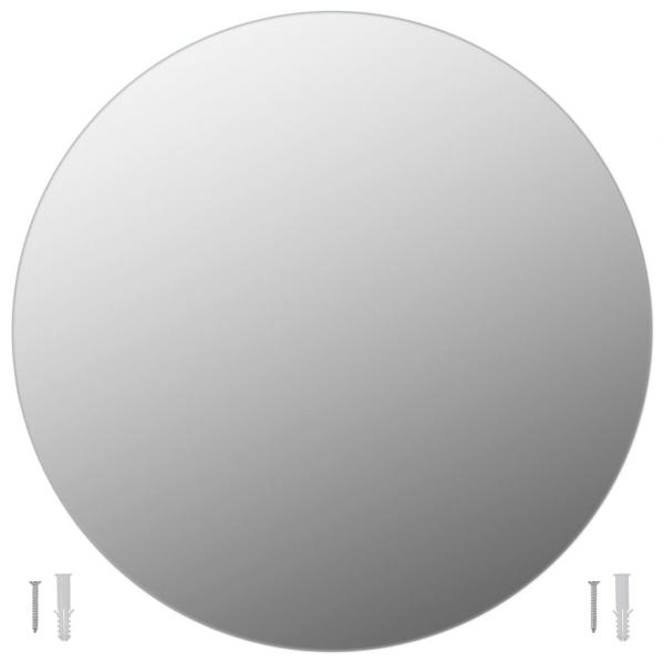 Wandspiegel 2 Stk. 70 cm Rund Glas