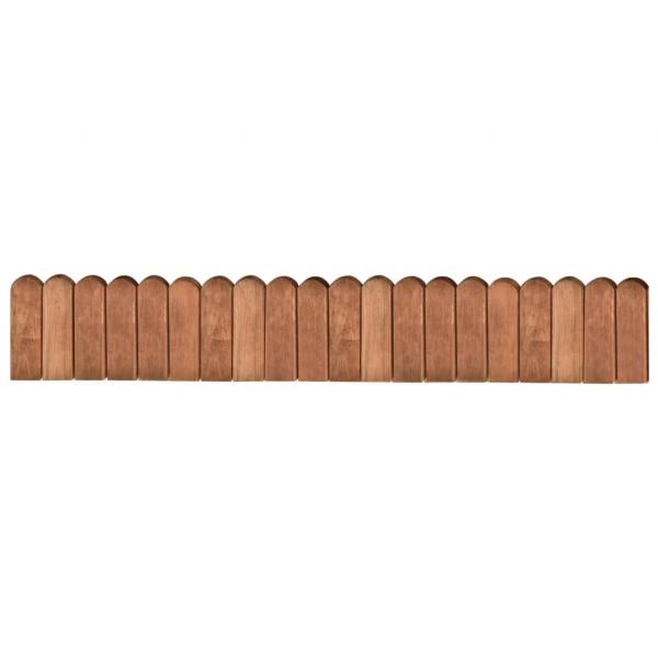 Beeteinfassungen 2 Stk. 120 cm Kiefernholz Imprägniert