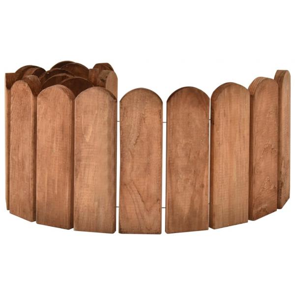Beeteinfassungen 2 Stk. 120 cm Kiefernholz Imprägniert