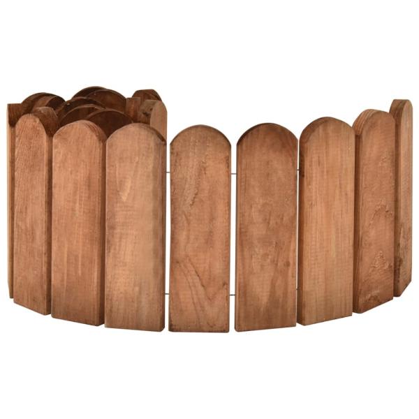 Beeteinfassungen 2 Stk. 120 cm Kiefernholz Imprägniert