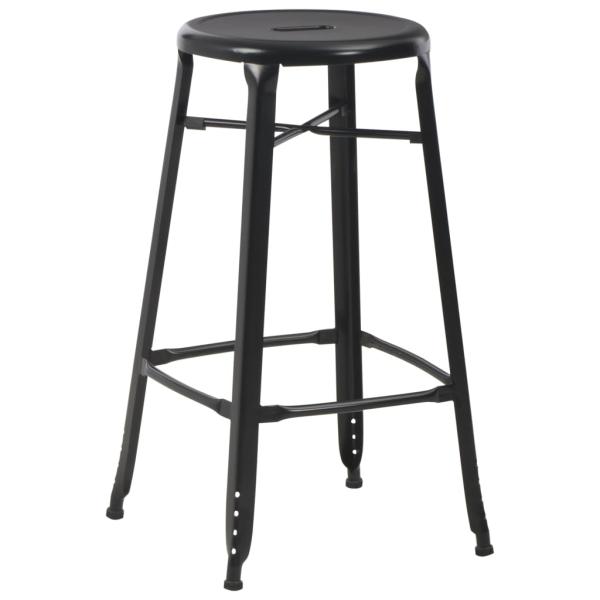 Barhocker 6 Stk. Schwarz Stahl