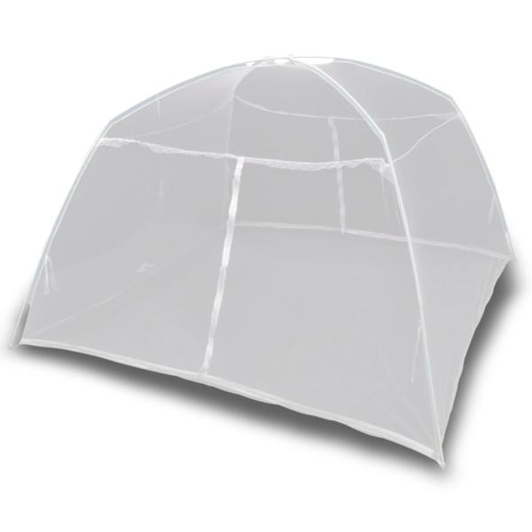 ARDEBO.de - Campingzelt 200×180×150 cm Fiberglas Weiß